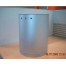 Papeleras de chapa gris 